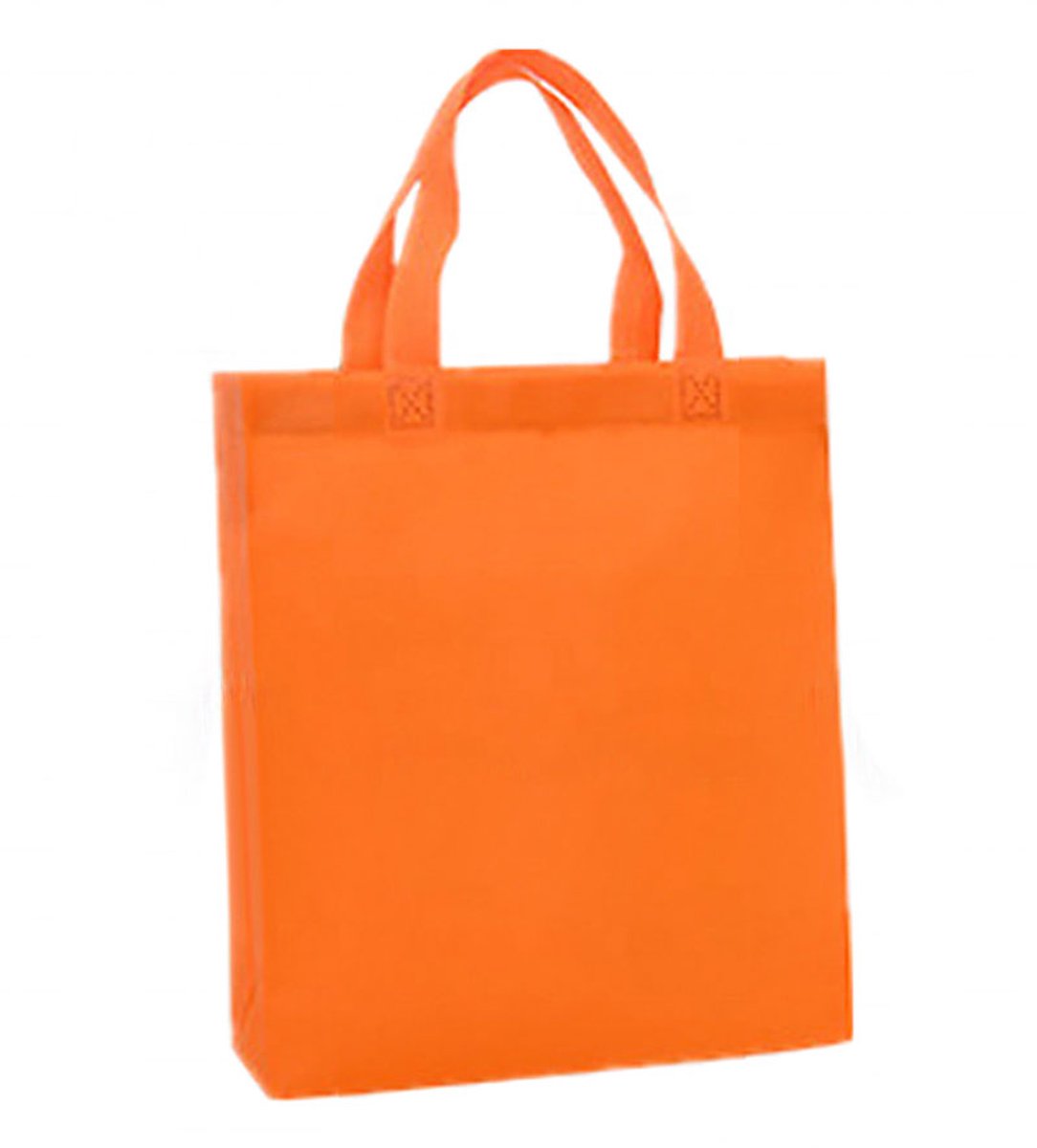 Herbruikbare boodschappentas zwart, non-woven, 38x30 cm