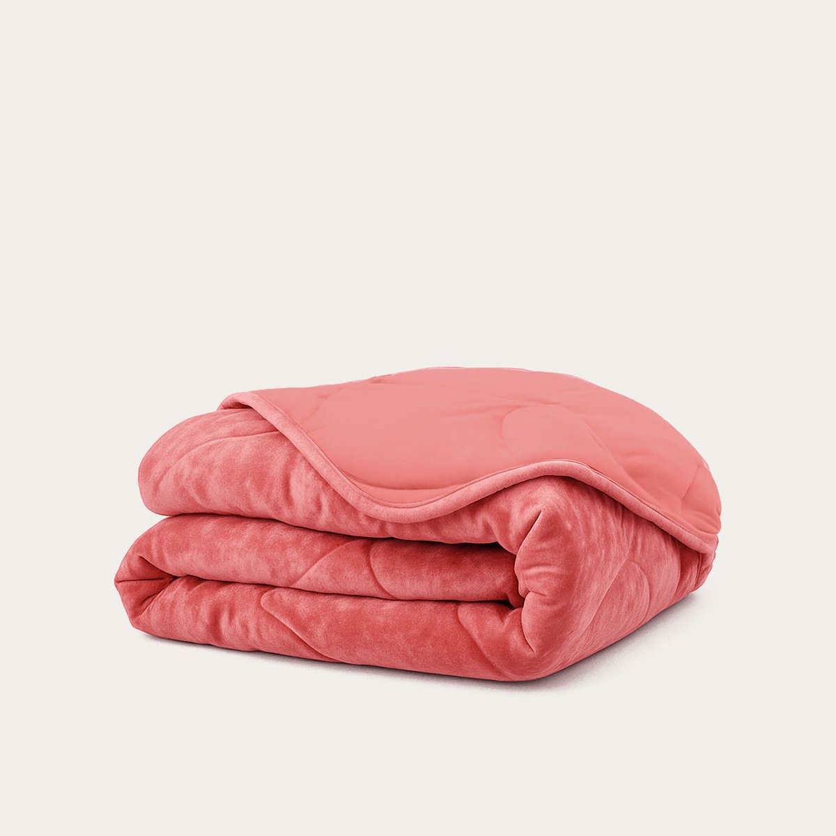 HappyBed Dekbed zonder overtrek 140x200 - Puffy - Wasbaar dekbed - Dekbed zonder hoes - Hoesloos Dekbed - Old Pink