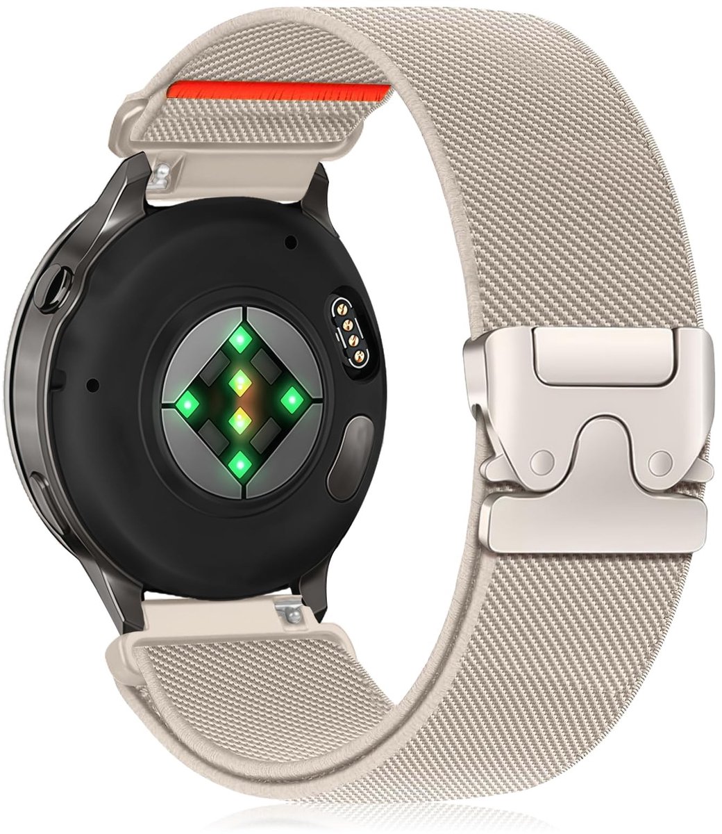 Solidchoice - 22 mm Nylon Armband voor Garmin Smartwatches