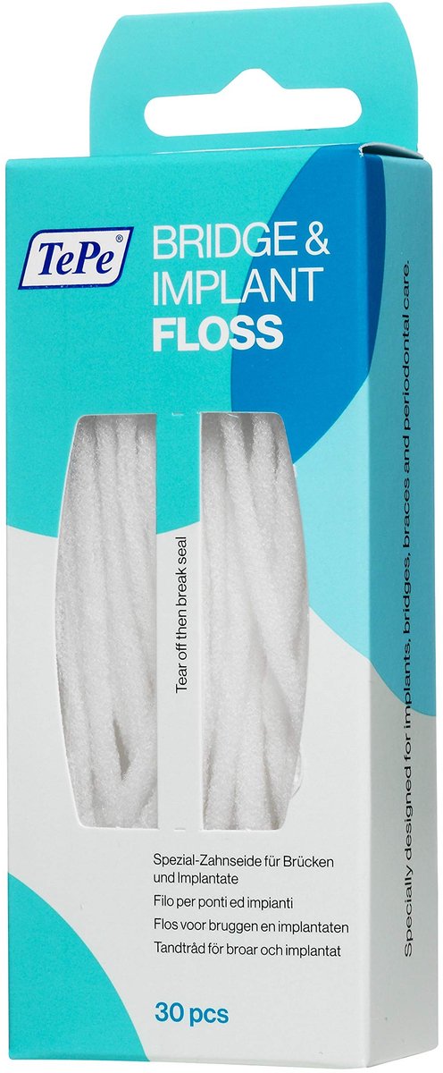 Solidchoice - Bridge en Implant Floss, 30 Stuks