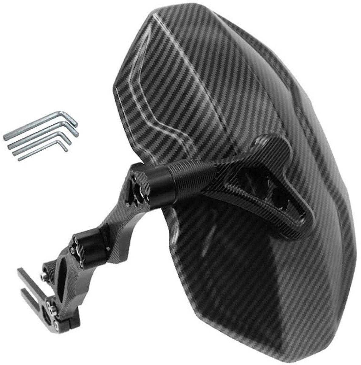 Solidchoice - Motorfiets Achterspatbord van Aluminiumlegering en ABS