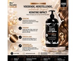 Bio Keratin Gold Professional Keratin Melk - 1000 ml - Herstellend Haarserum & Conditioner - Voor Alle Haartypes