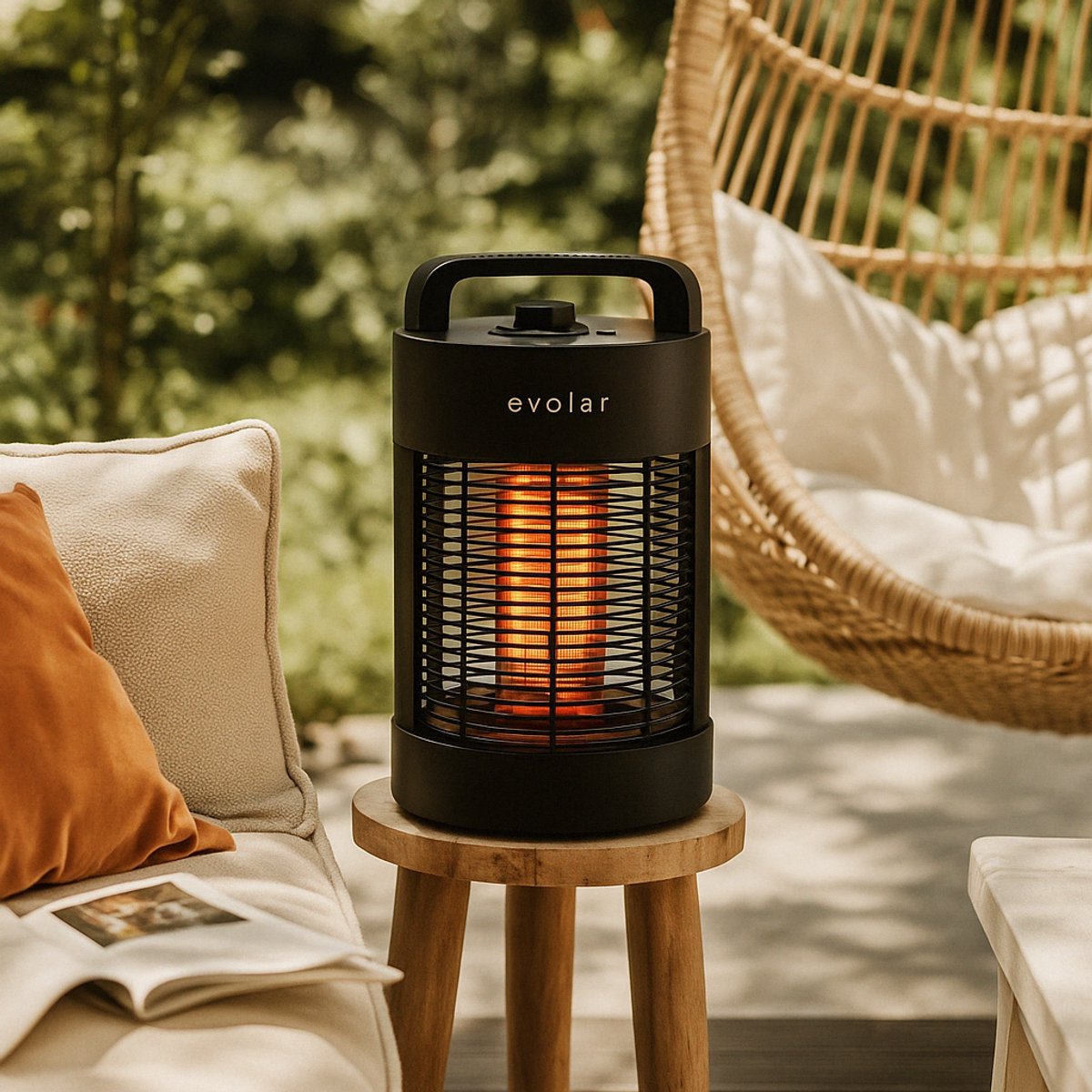 Terrasverwarmer elektrisch - Fantiluxe - Zwart - Heater