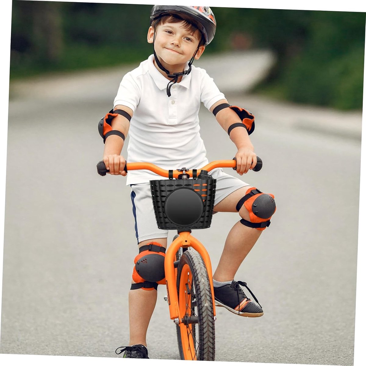 Fietsmand - Kinderfietsmand - Ontspannen Fietstocht - Afneembaar en Waterdicht - 198x146x131CM - Zwart