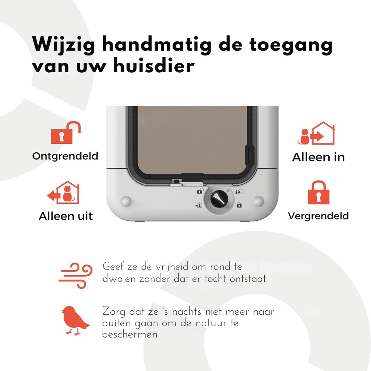 Groupe SEB QUOVO Kattenluik 360W Microchip Activated Kattenklep thumbnail 4