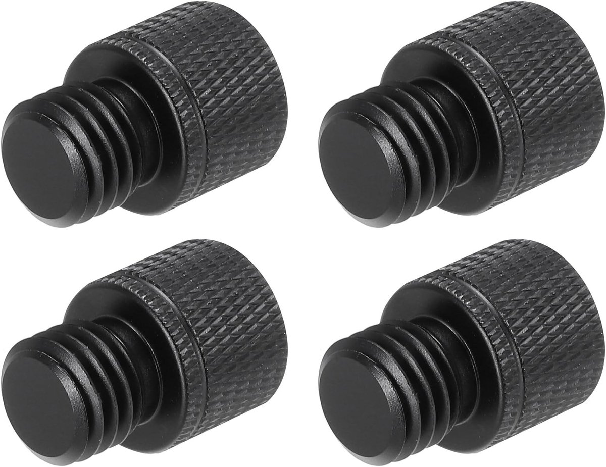 Solidchoice - 4 Stuks Microfoonstandaard Adapter van Aluminium