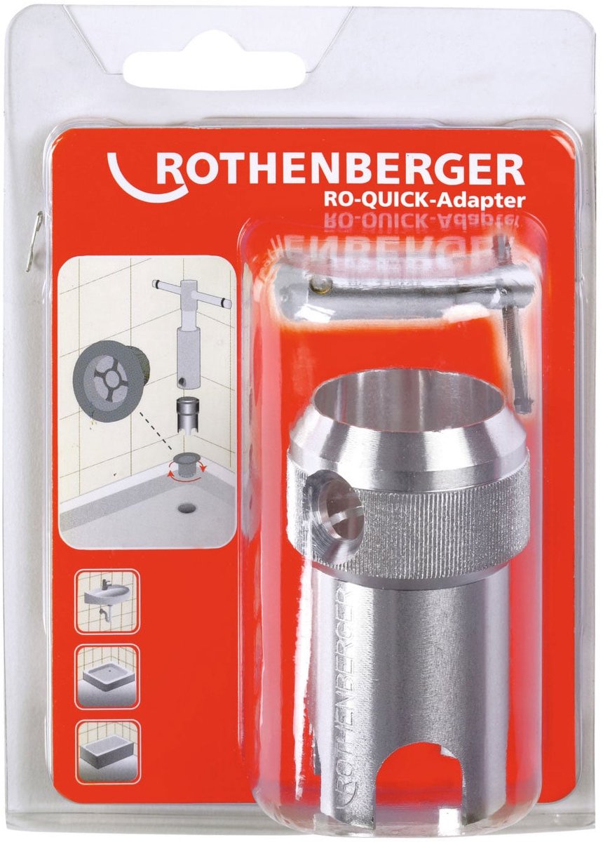 ROTHENBERGER Badkuipadapter voor RO-QUICK - 70412