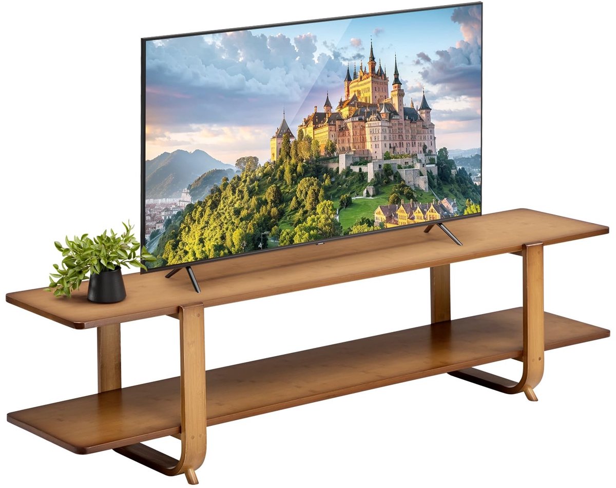 Solidchoice - Bamboe TV Meubel voor Woonkamer