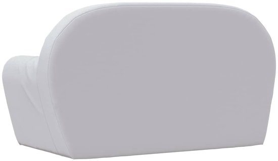 vidaXL Loungestoel Kinderen Grijs - Uitklapbaar - Hoogwaardig Textiel - PU-schuim - 78 x 35 x 46 cm - Polyester - Kinderstoel van Vidaxl — afbeelding 5