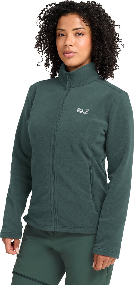 Jack Wolfskin TAUNUS 200 FZ W Dames Outdoorvest - sago palm