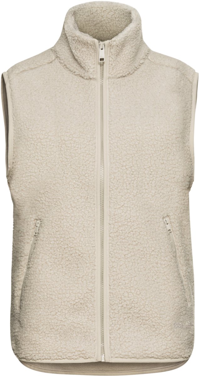 Jack Wolfskin HIGH CURL VEST W Dames Outdoorbodywarmer - oyster