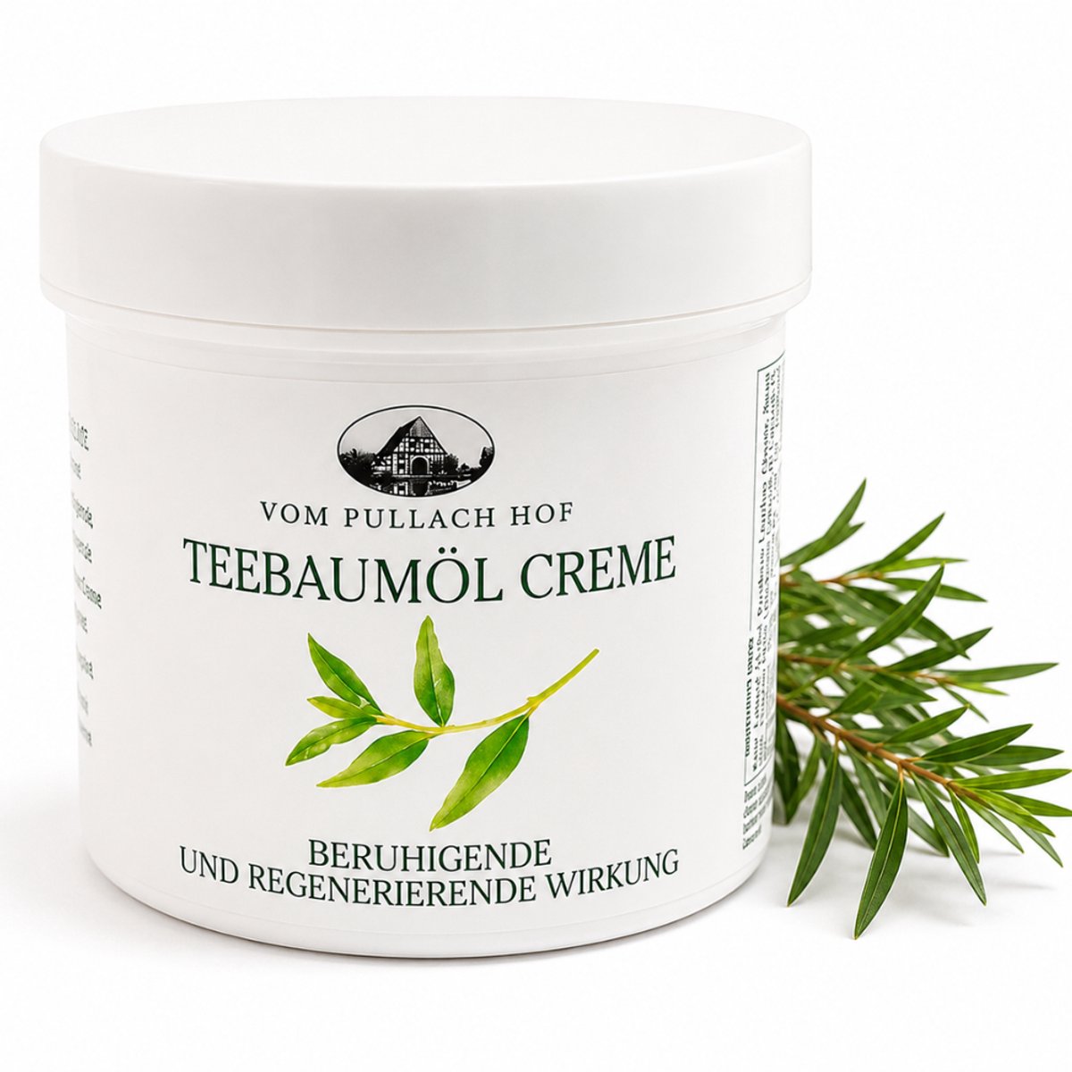 Tea Tree Oil Crème -Teebaum olie crème 250 ml van Pullach Hof - Tegen vele huidirritaties