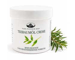 Tea Tree Oil Crème -Teebaum olie crème 250 ml van Pullach Hof - Tegen vele huidirritaties