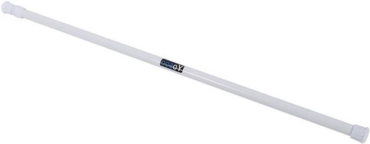 Verstelbare Douchegordijnroede 55-90 cm - Telescopische Rail met Beugels voor Badkamer en Woonkamer