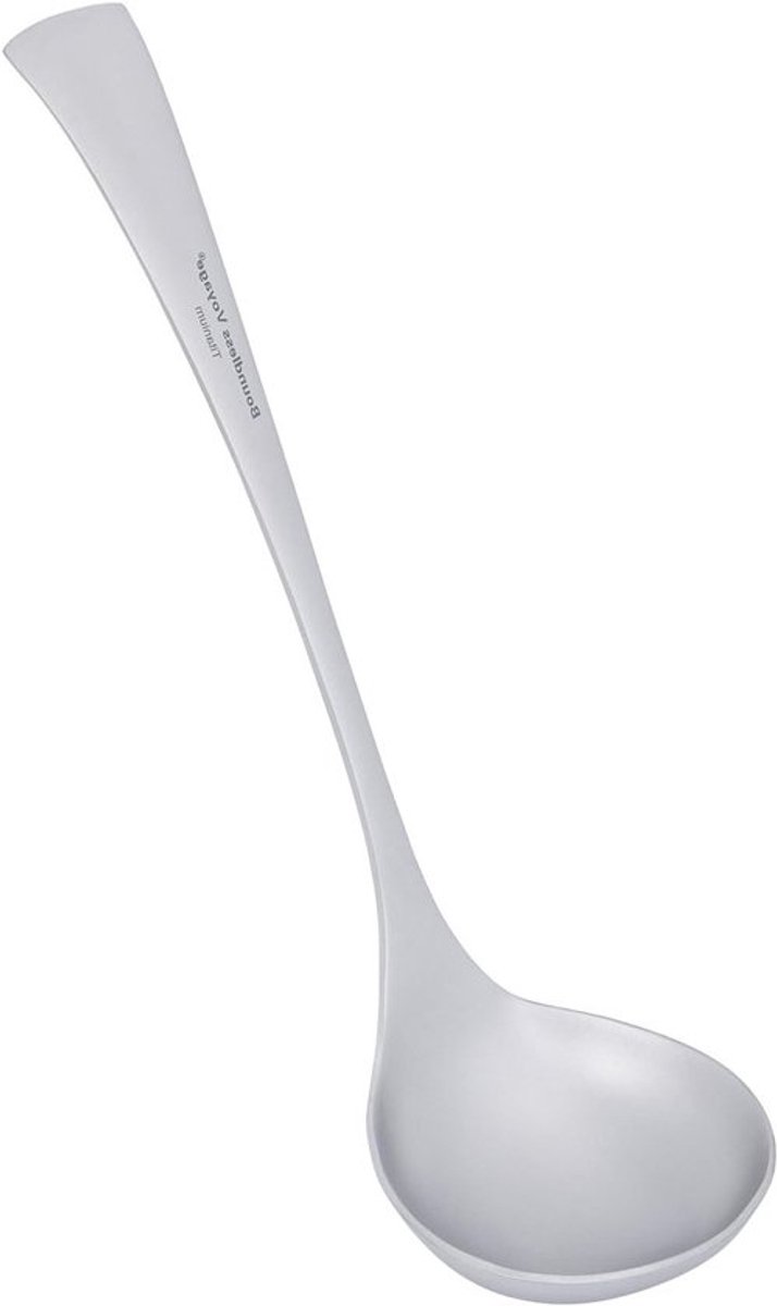 20.5cm Titanium Keukenschep met Lange Handgreep voor Soep, Stoofpot en Porridge - Lichtgewicht en Duurzaam Keukengerei voor Binnen en Buiten