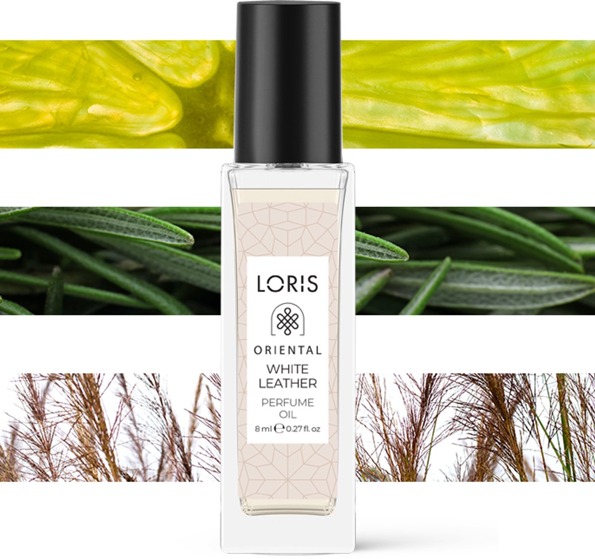 Loris Parfum - White Leather - Parfum Olie - Unisex - Niche White Leather - 8 ml - Olieroller