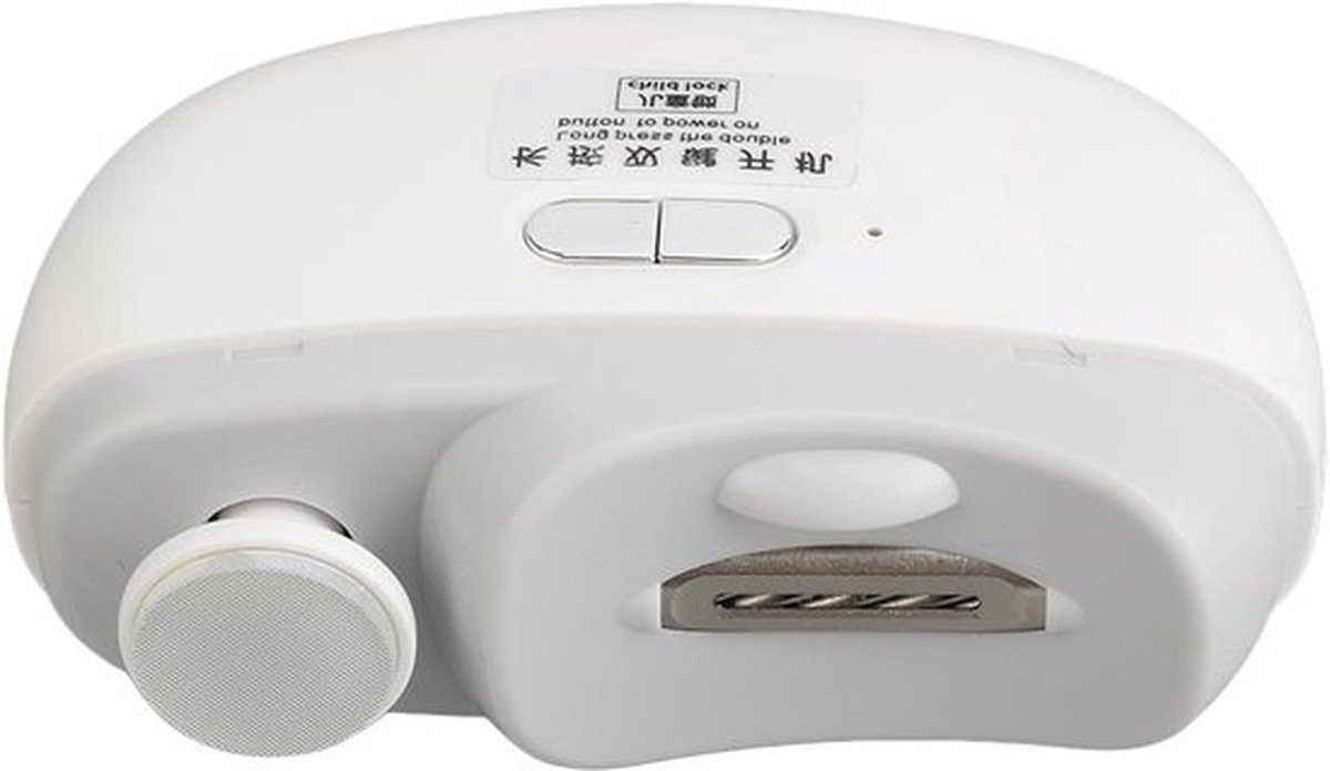 Ergonomische Elektrische Nagelknipper met LED Verlichting en USB Oplaadfunctie voor Kinderen, Veilig en Efficiënt Nagelverzorging