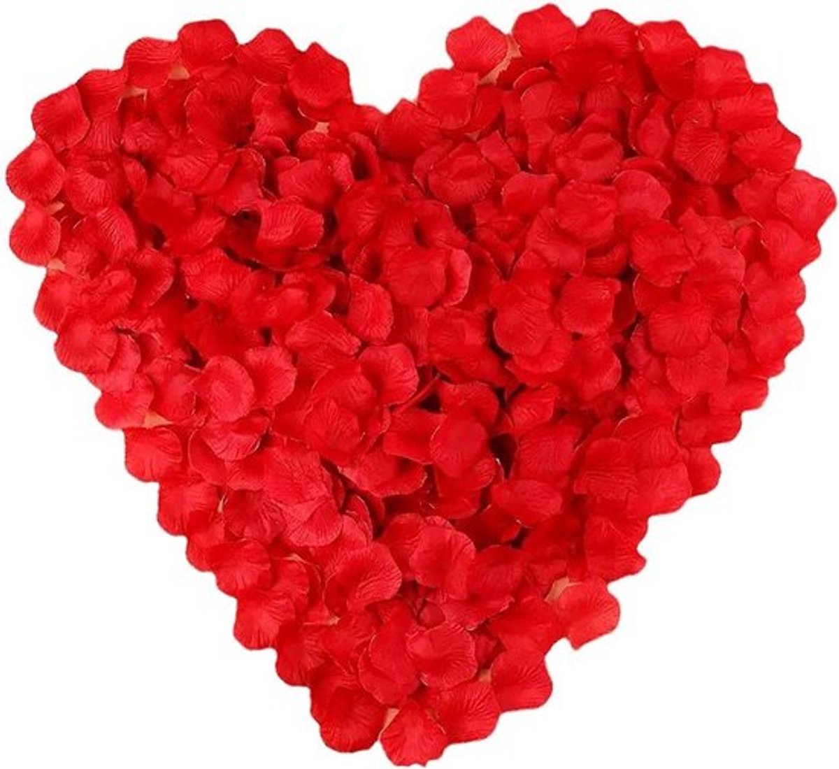 4000 Stuks Nepprozenblaadjes in Rood voor Bruiloften, Verjaardagen en Romantische Decoratie - Perfect voor Valentijnsdag en Jubilea