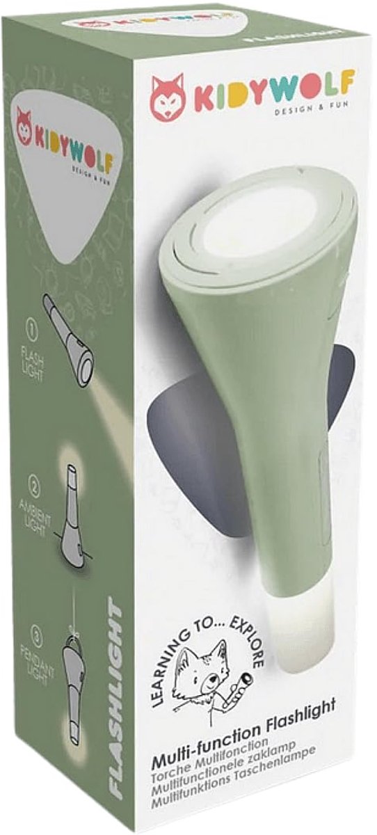 KIDYWOLF - Taschenlampe 3in1 grün - ShopVlot