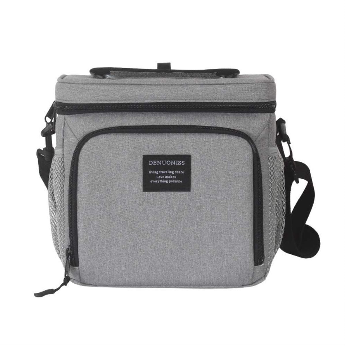 Waterproof Oxford Fabric Lunch Bag Ice Bag with Shoulder Bag for Ice Lunch, Camping, Picnic - ShopVlot