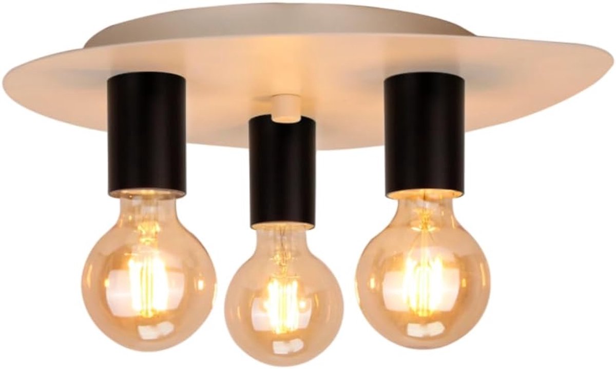 Colorato Ceiling Light - 3 Light - Black - Iron & Metal - ShopVlot