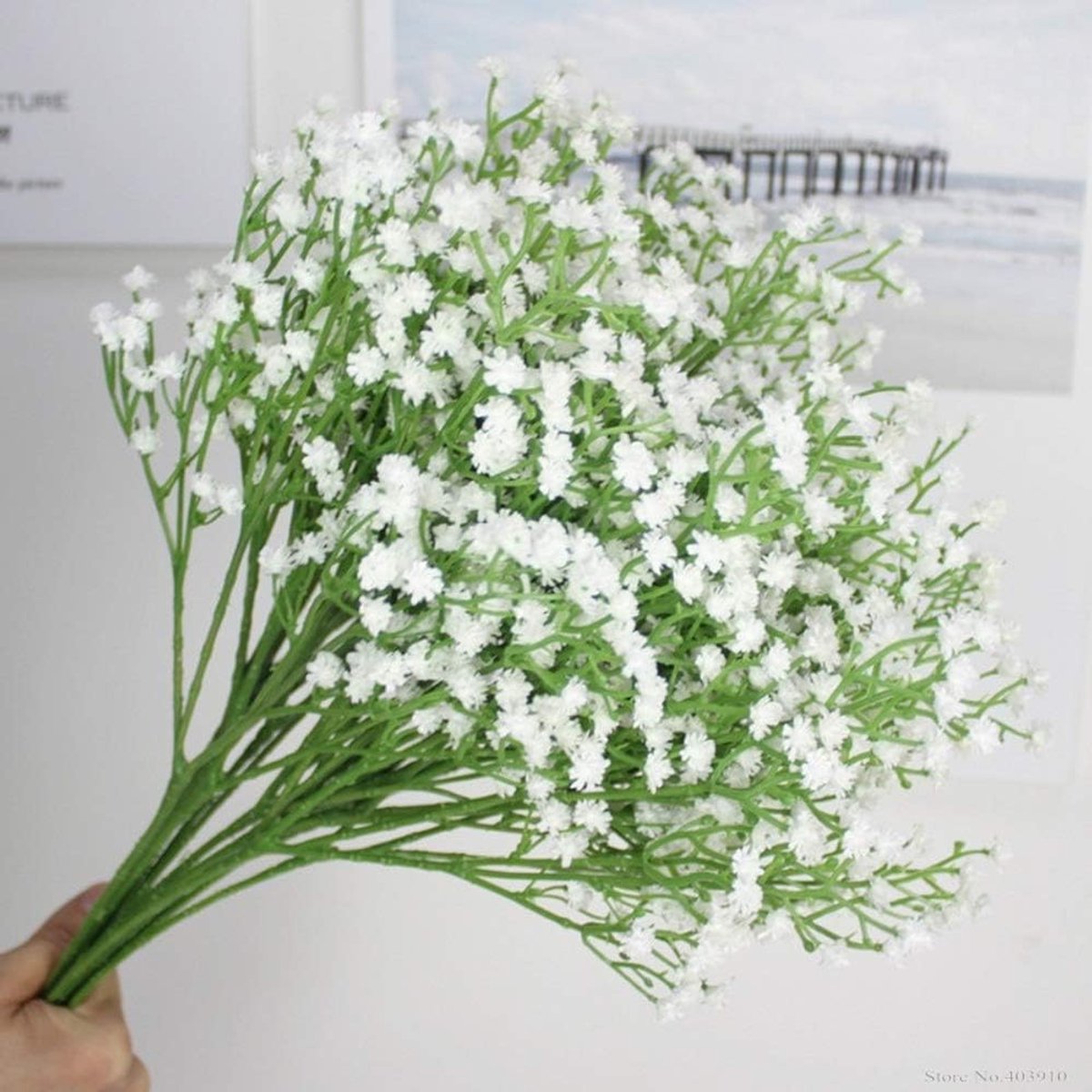 1 STKS decoratieve nep bloem gypsophila ster decoratieve bloem gebruikt voor bruiloft woondecoratie - ShopVlot