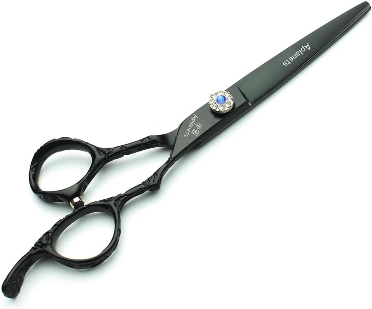 6/7 Inch Hair Scissors Hair Salon Scissors 440C Hardness Stainless Steel Scissors (6 Inch Flat B) - ShopVlot