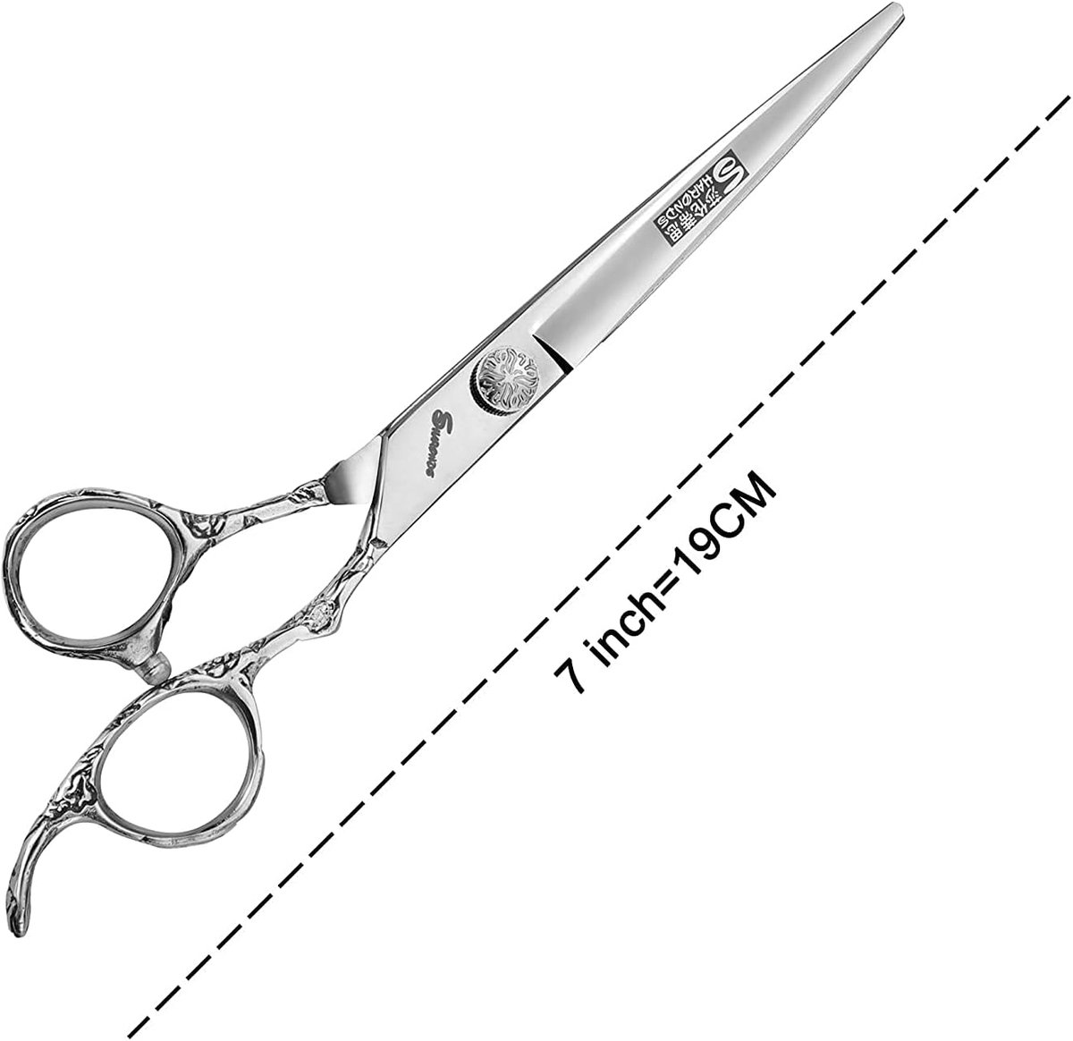 6/7/8 inch barber scissors and hair styling tools hairdressers, hairstylist scissors for hairdressing salons (many - ShopVlot