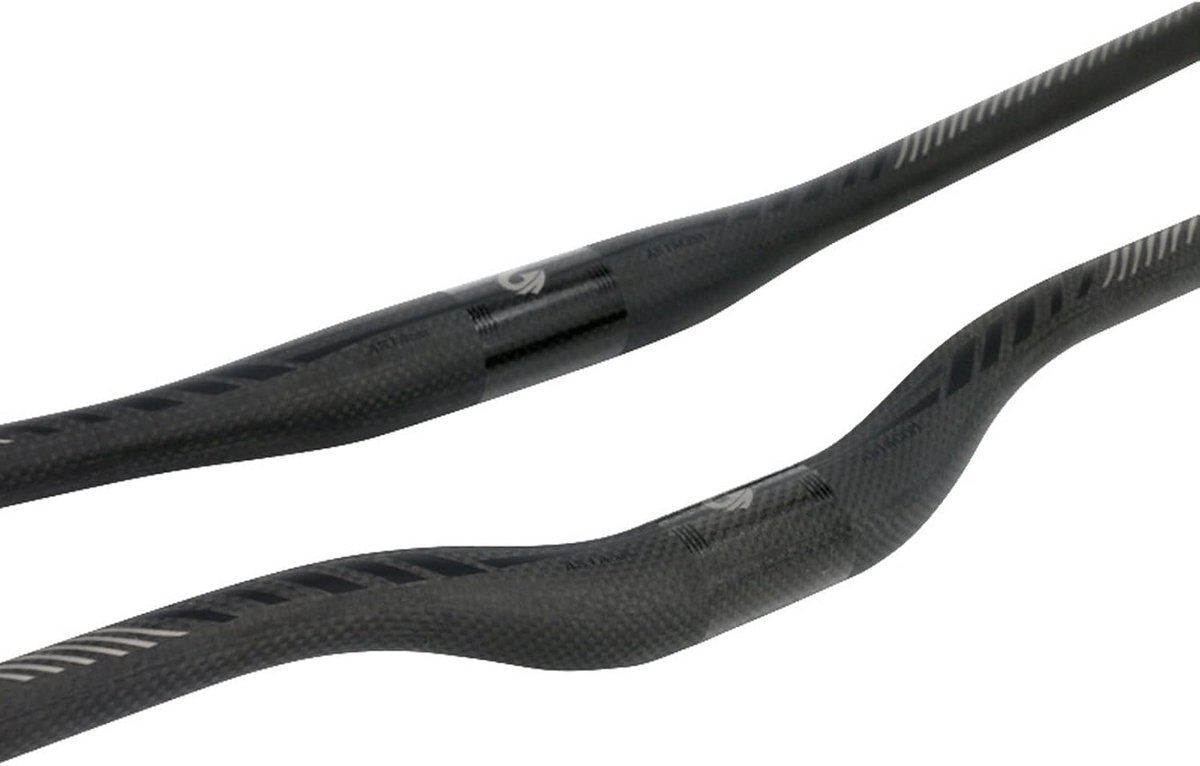 35mm Mountainbike Stuur,Lichtgewicht Carbon Fiets Stuur Riser Bars voor Fietsen - ShopVlot