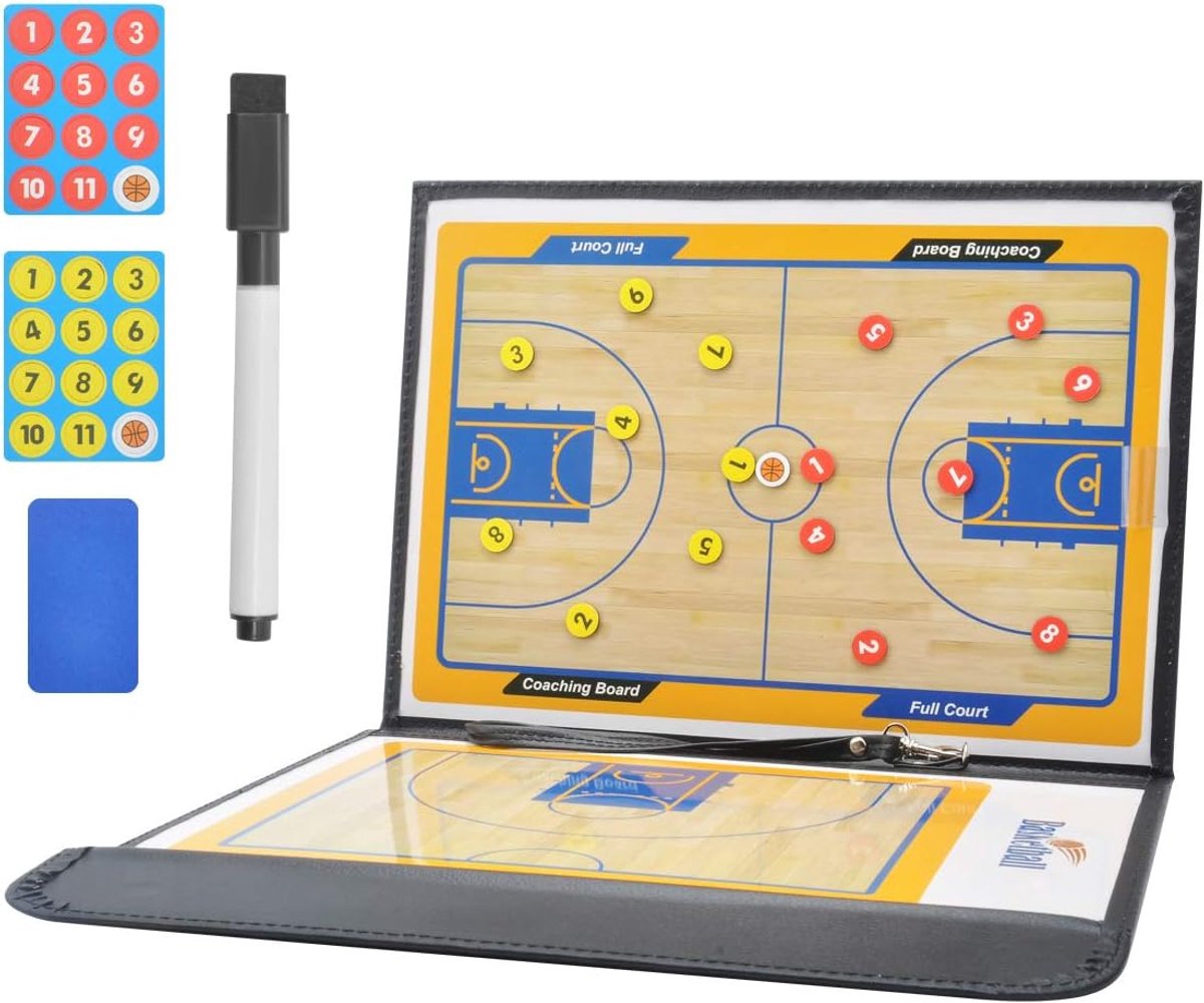 CS COSDDI Basketball Tactical Board Basketball Coaching Board,Basketball Magnetic Tactics Board - ShopVlot