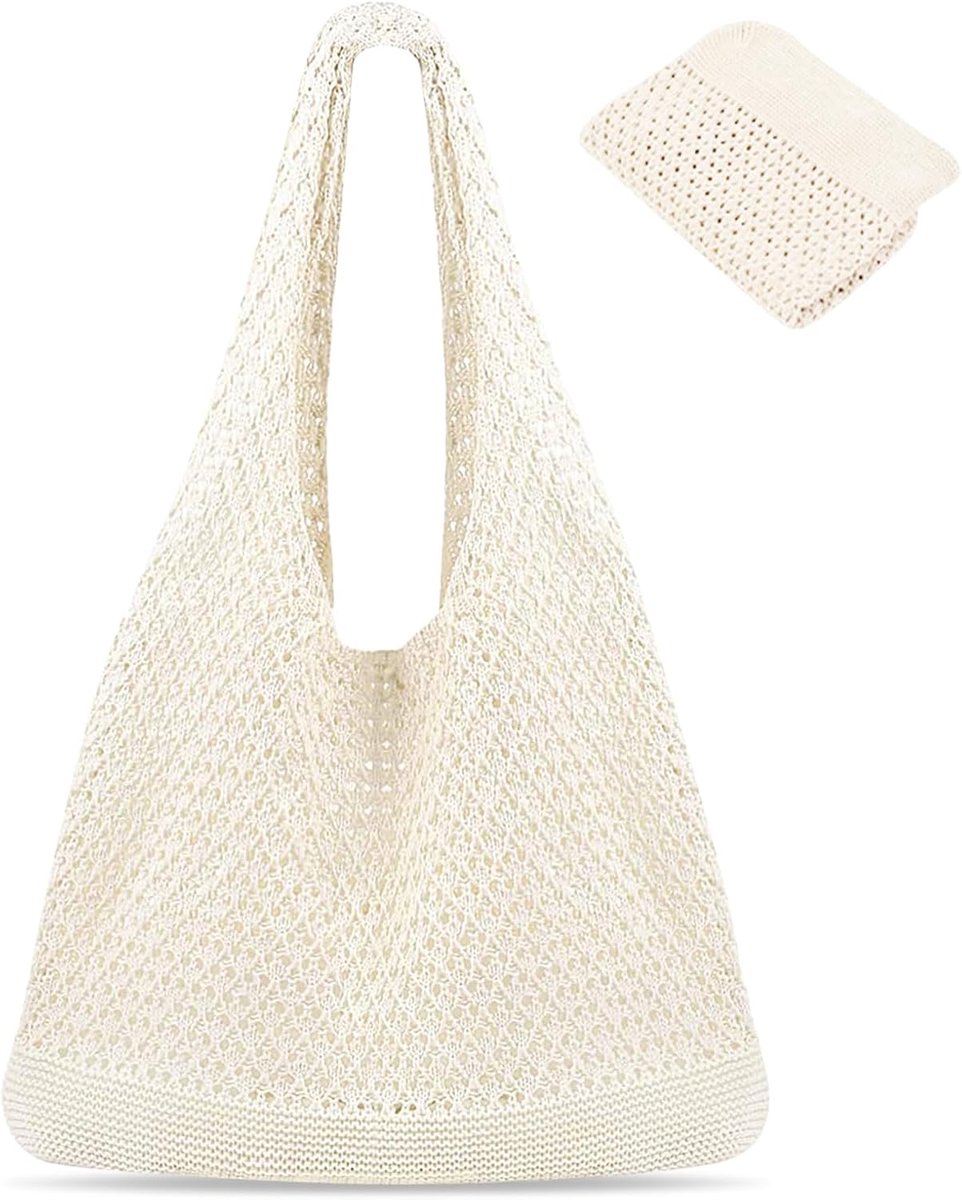 Strandtas, strandtas voor dames, zomer, strandschoudertas, gehaakte strandtas, zomerstrandtas voor zomer, reizen - ShopVlot
