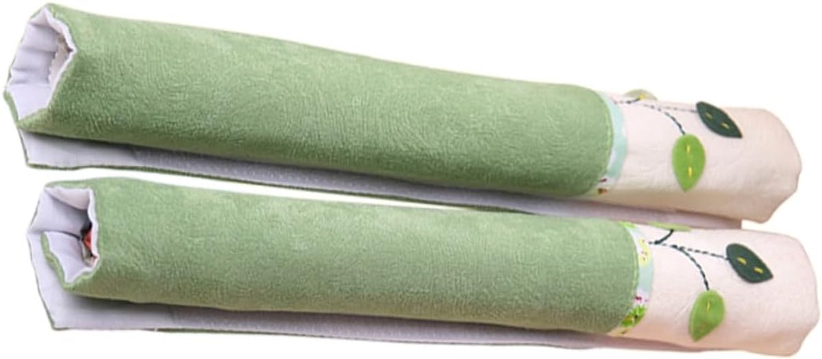 Deurklink beschermer - deurklink hoezen - 2 stuks - deur klink beschermer - deurklink beschermringen - muurbeschermer deurklink - muurbeschermer - deurbuffer - muur beschermer - 27*11cm - Groen