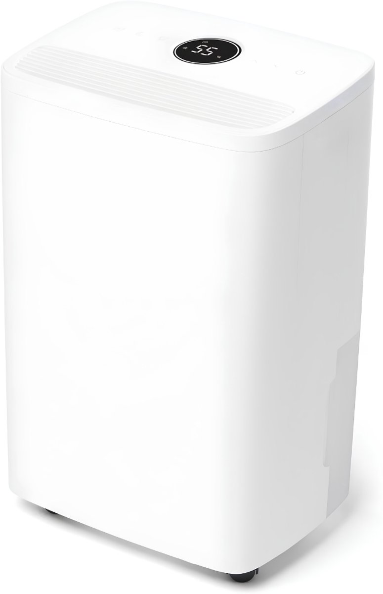 NIVA® Lucht Bevochtiger - Capaciteit 2.5 Liter - Humidifier -Grote Watertank - Wit - 23cm x 32cm x 48cm
