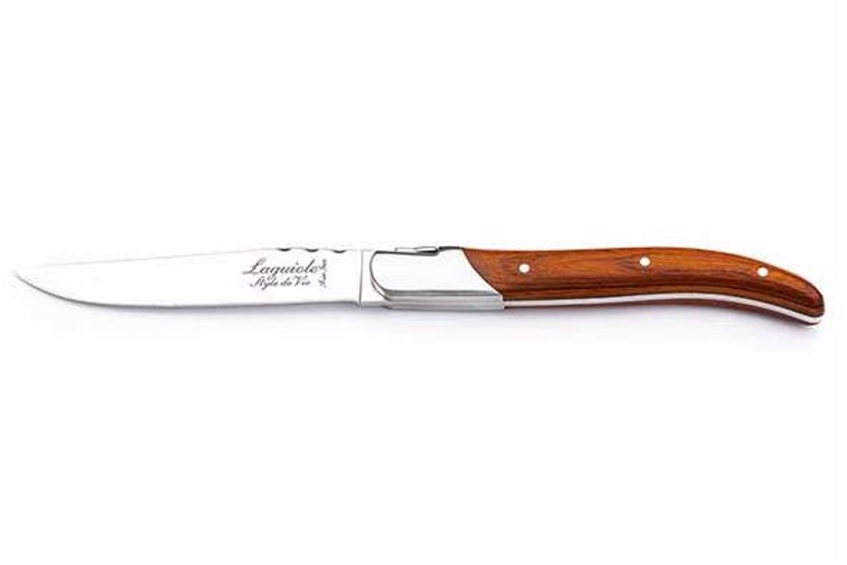 Bol.com Laguiole Style de Vie Steakmessen Luxury Line - 6-delig - Rose aanbieding