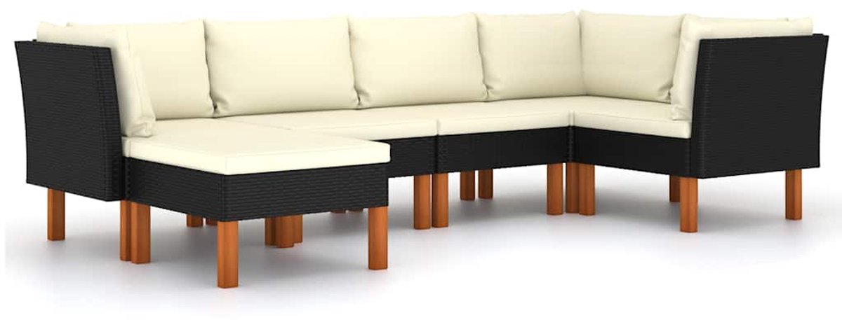 Vidaxl Tuinstoel Zwart Loungestoel