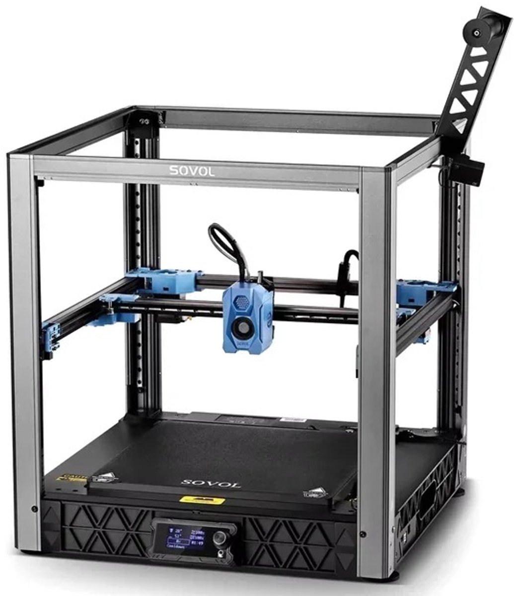 AALVERO - Hoge Snelheid 3D Printer - 3D Printer Open Source - Max 700mm/s - 300c Verstoppingsvrije Hot end - Camera - Auto Level