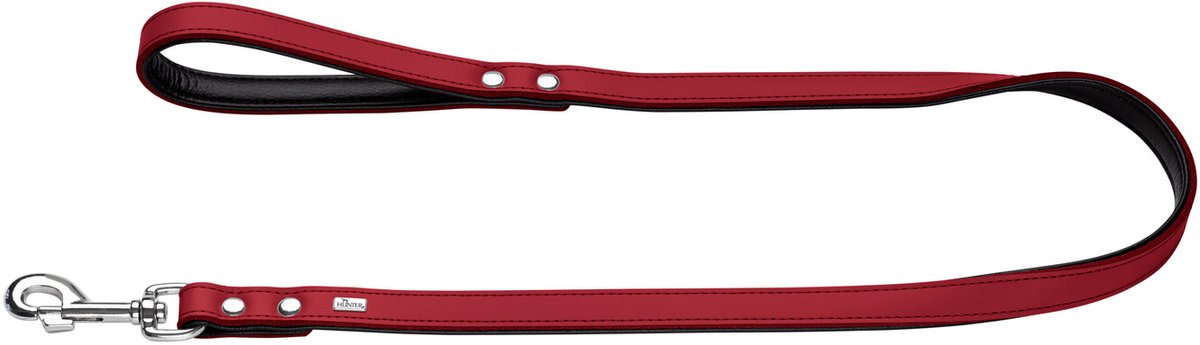Hunter Hondenriem Basic Rood 110 cm x 13 mm