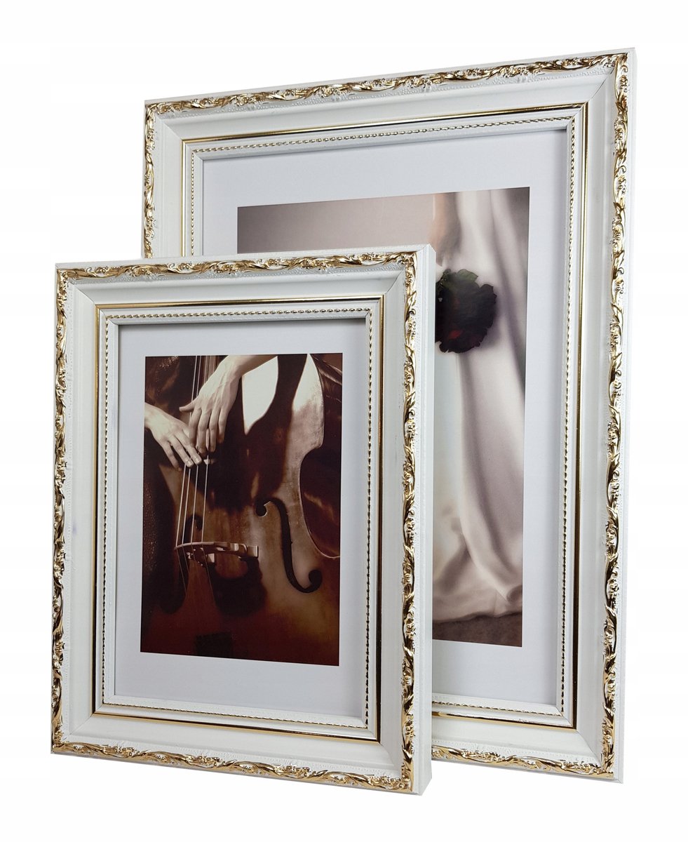 Houten fotolijst 20x25 cm, diploma, schets, schilderij