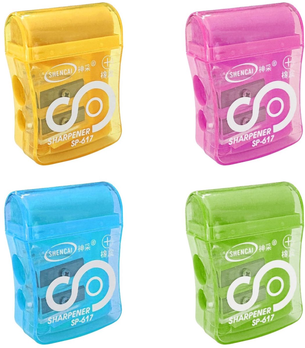 Solidchoice - Set van 4 Dubbele Gaten Puntenslijpers