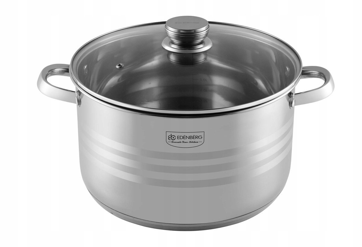 Grote RVS Soeppan 17.7L - 34cm - Inductie Geschikt