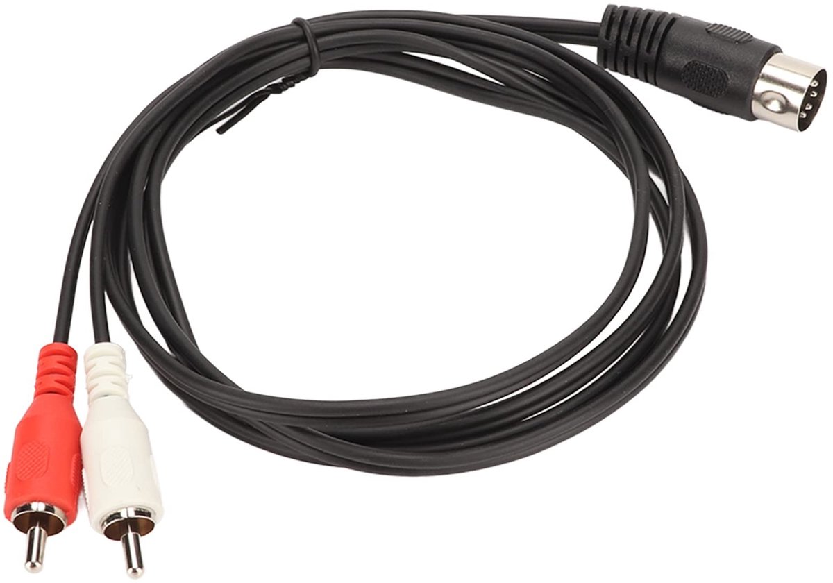 Solidchoice - 5 Pin Din Male naar 2 Male Kabel voor Audio Apparatuur