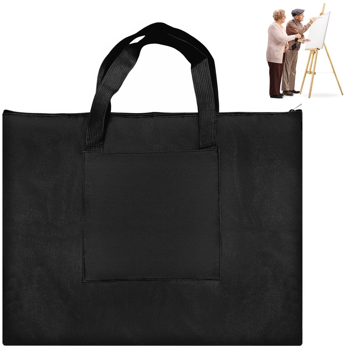 Solidchoice - Waterdichte Tas voor Kunstenaars, Draagbare Canvas Opbergtas