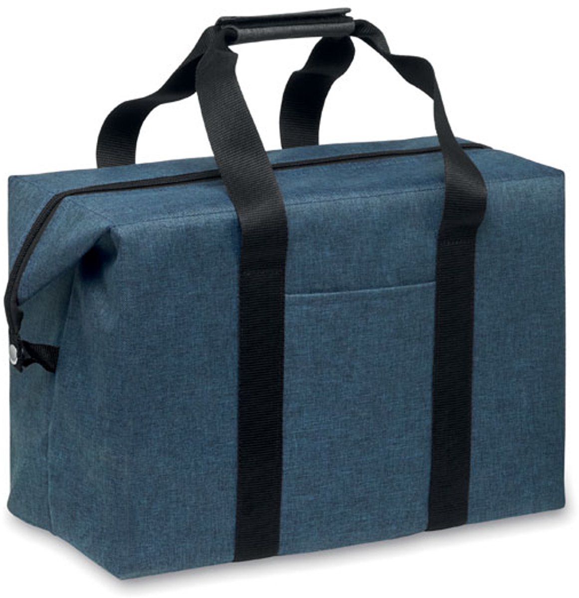 Koeltas van RPET 300D kationisch polyester. Isolatiemateriaal: 3 mm schuim gelamineerd met aluminiumfolie. Inhoud 37L.