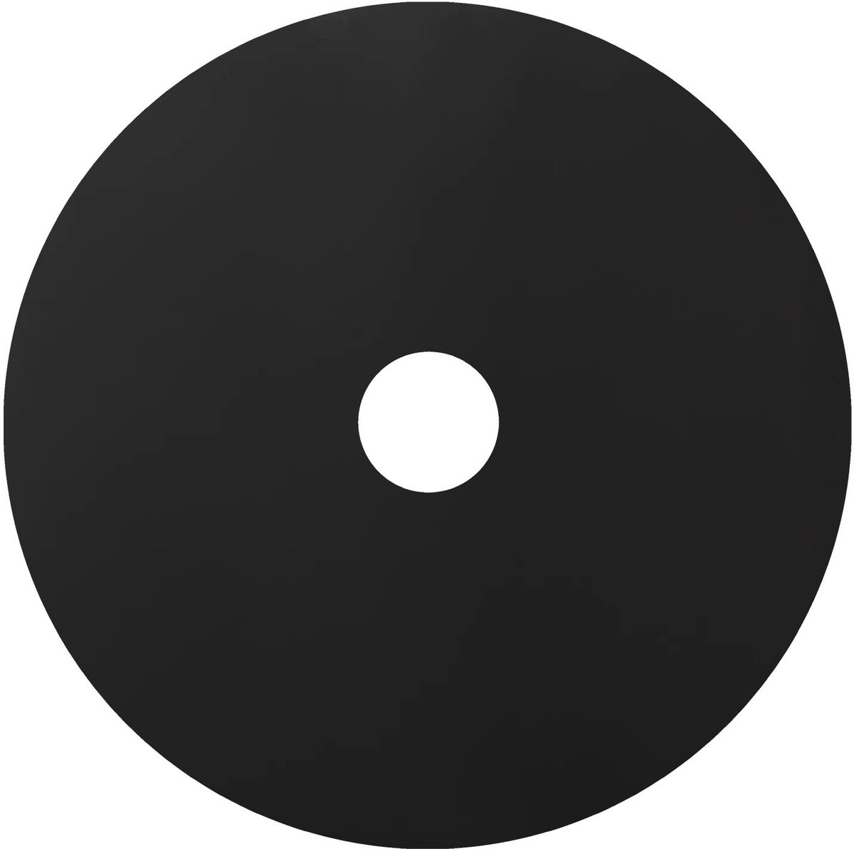 Lopal mini disc wandlamp, Ø250mm, rond, satijn zwart aluminium, lichtbron niet inbegrepen