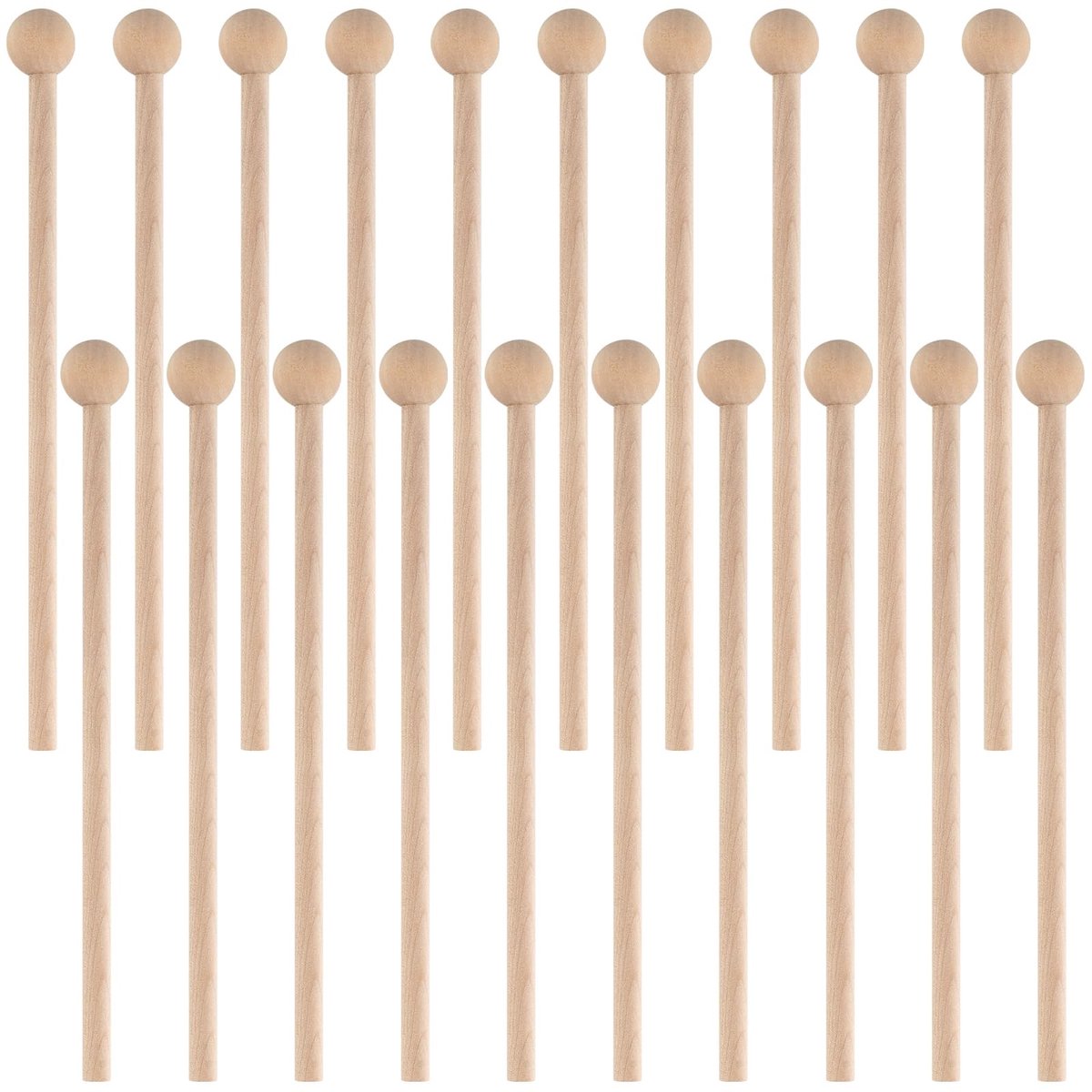Solidchoice - 20 Stuks Houten Slagstokken voor Muzikale Instrumenten