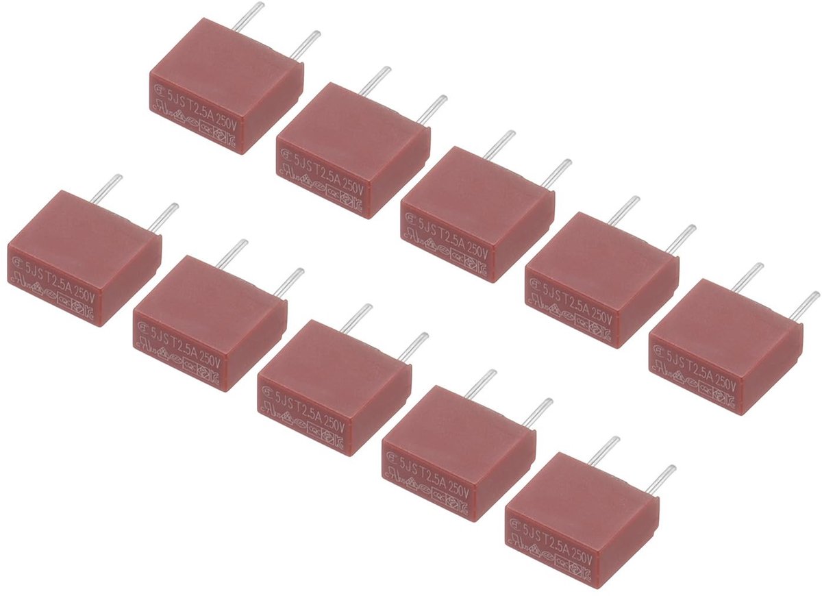 Solidchoice - 30 Stuks Micro Slow Blow Fuses - T3.15A 250V
