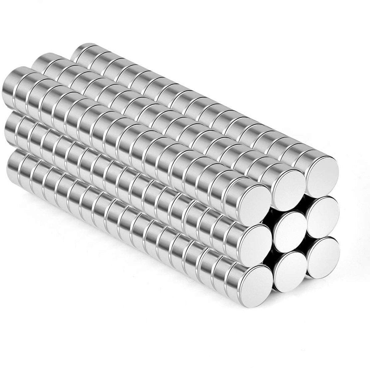 Solidchoice - Set van 100 Mini-Magneten 6 x 3 mm voor Knutselen en DIY