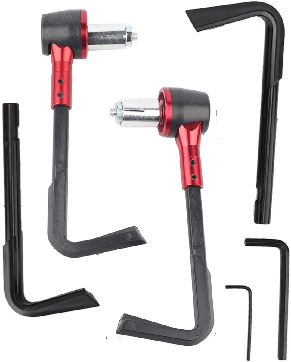Solidchoice - CNC Geanodiseerde Motorremprotectors in Rood