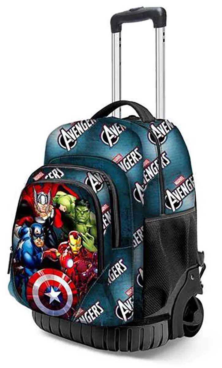 Karactermania Avengers Gts Fan 3.0 30l Rugzak Met Wielen Blauw Kinderen