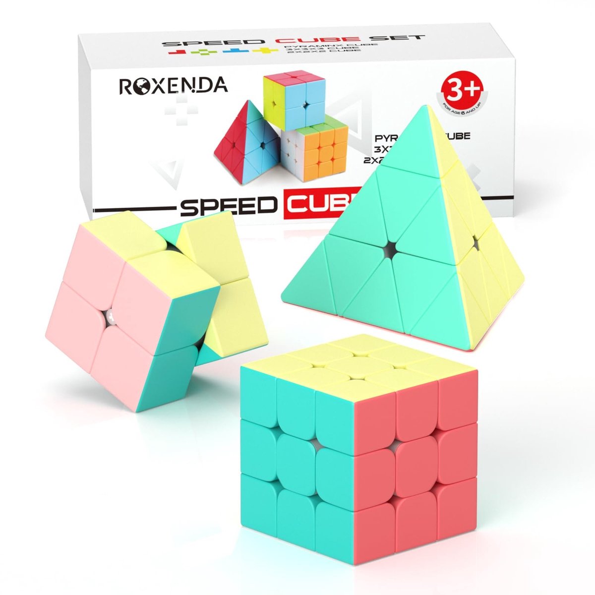 Solidchoice - Speed Cube Set 2x2 en 3x3 met Instructies